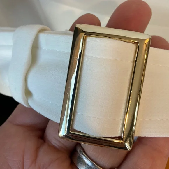 WHBM Belted Fit-And-Flare Dress - Picture 8 of 11